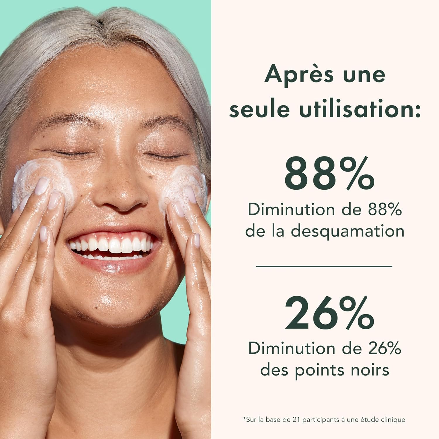 Detalle de Rael Miracle Clear Nettoyant Exfoliant Visage - Nettoyage des Pores et Anti-Imperfections