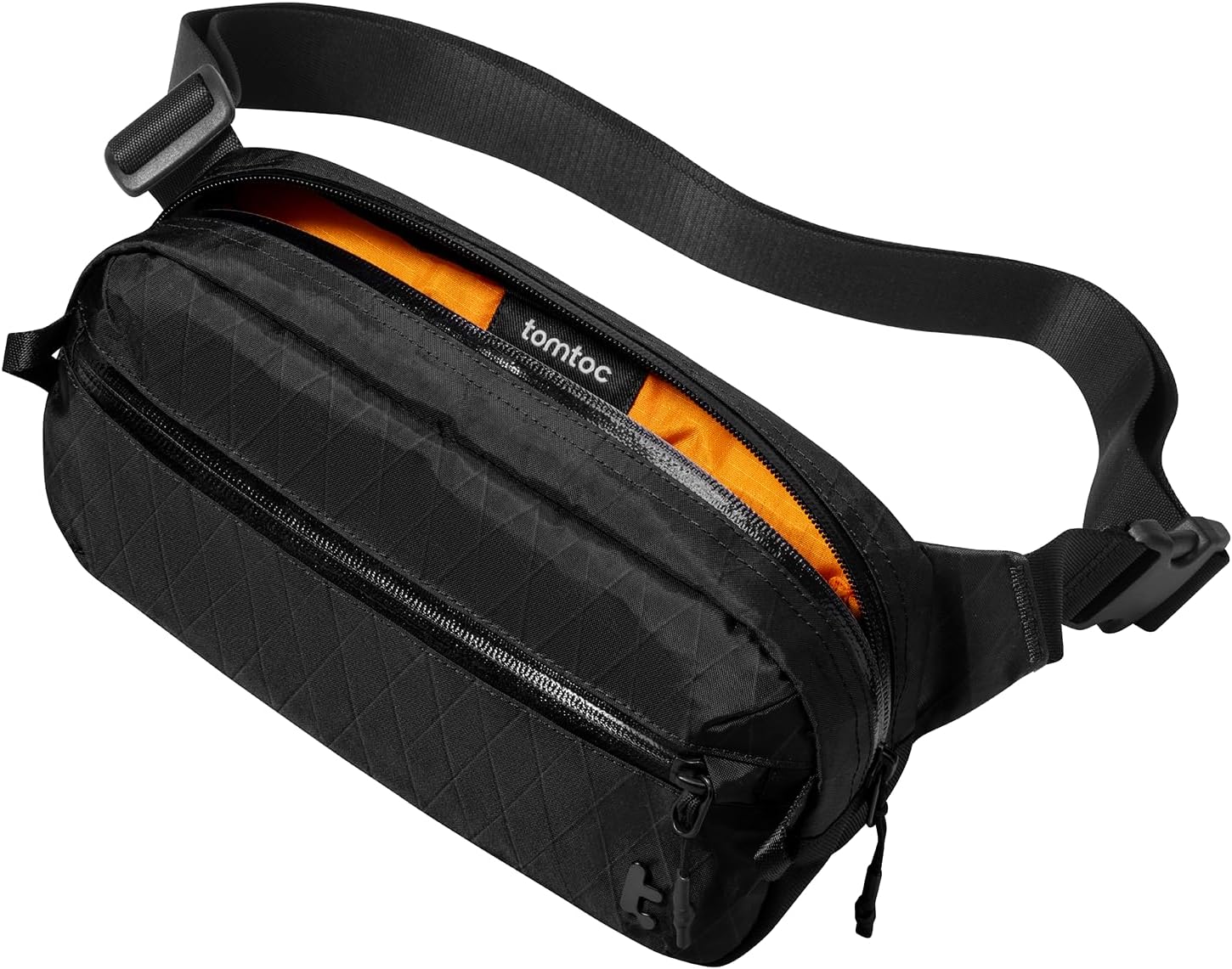 Detalle de tomtoc Aviator-T35 3.5L X-Pac Sling Bag with RFID blocking for Nintendo Switch 2 (Black)