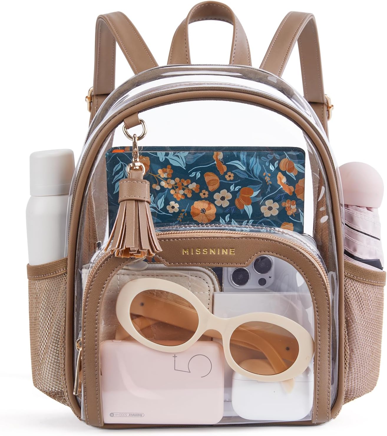 Detalle de Missnine Clear Backpack, 0.5mm PVC