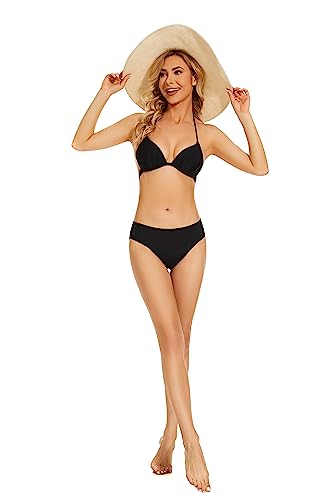 Thumbnail 1 de Leovqn Period Swimwear Leakproof Briefs - Waterproof, UPF 50+, Light Flow (XS, Dark Black)