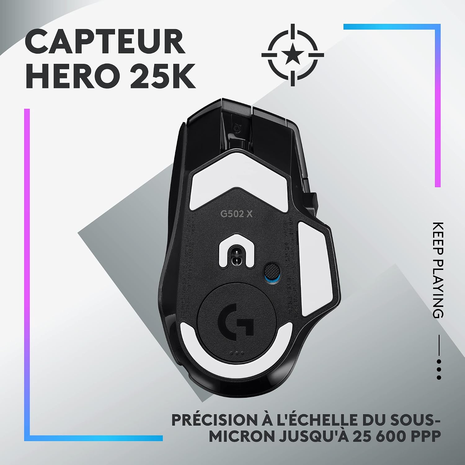 Thumbnail 3 de Logitech G502 X PLUS Lightspeed – Souris Gaming sans Fil, RGB et HERO 25K