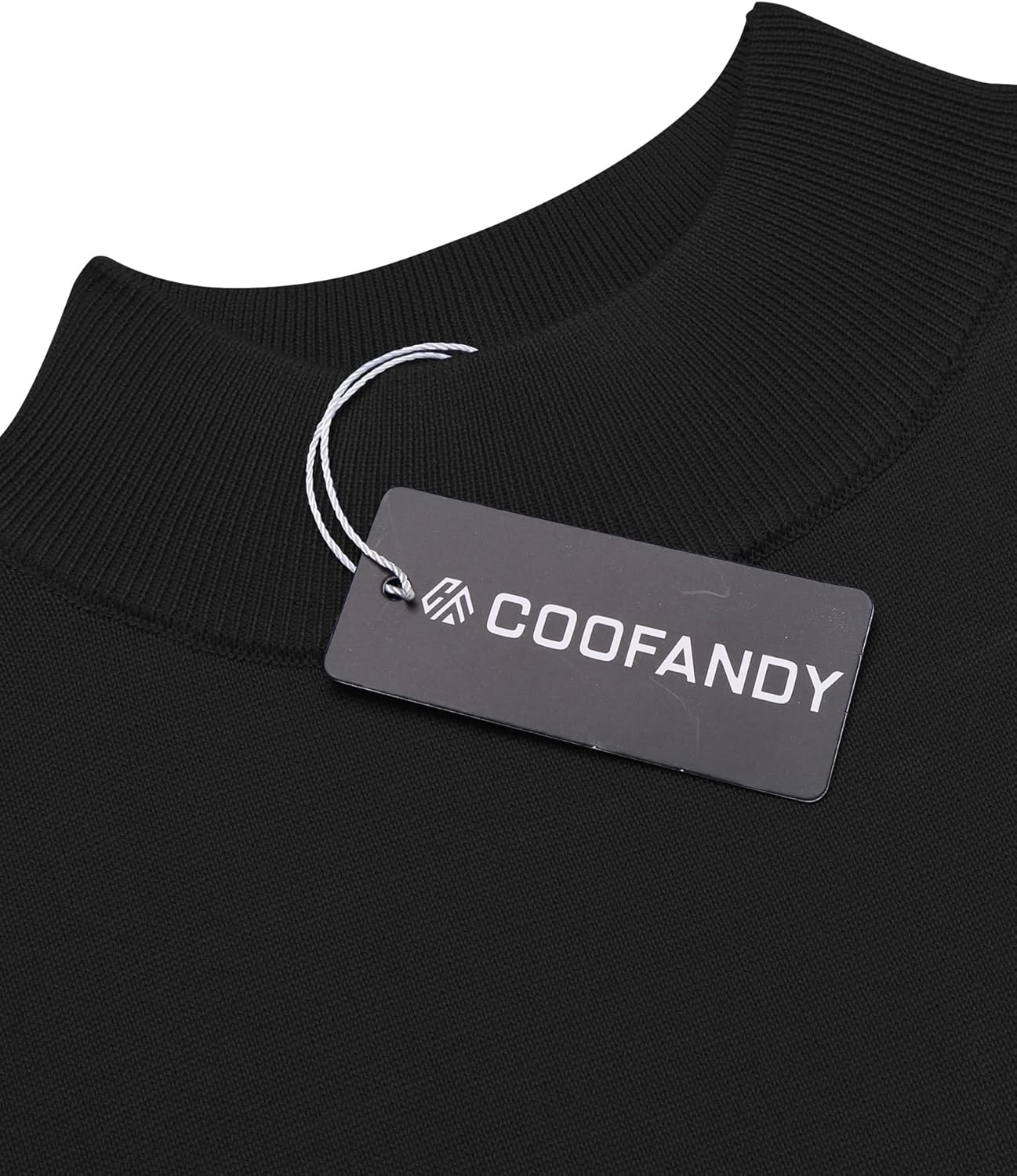 Thumbnail 4 de COOFANDY Maglietta da Uomo con Colletto Alto – Slim Fit a Maniche Corte