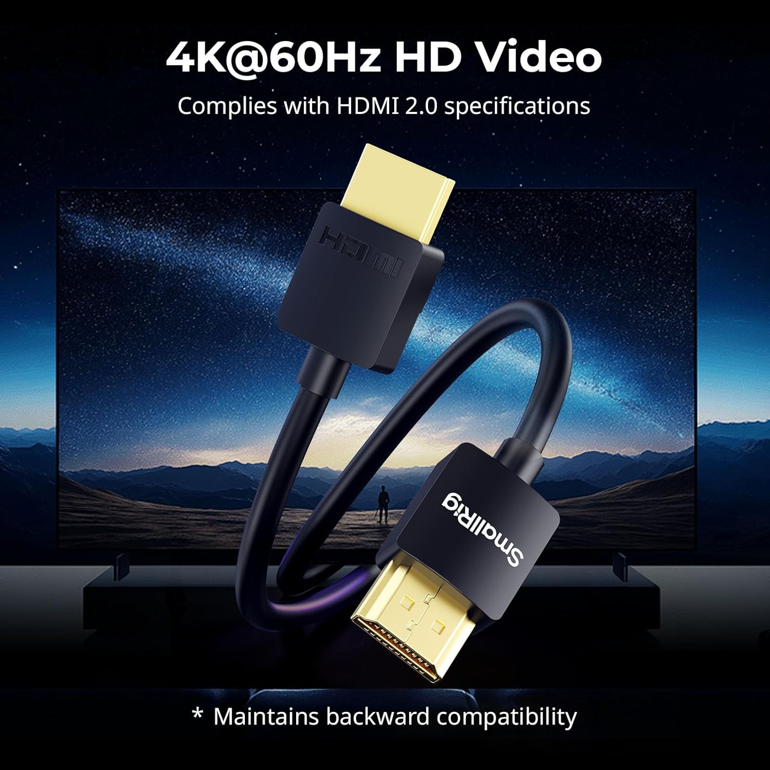 Detalle de SMALLRIG Câble HDMI spiralé 4K