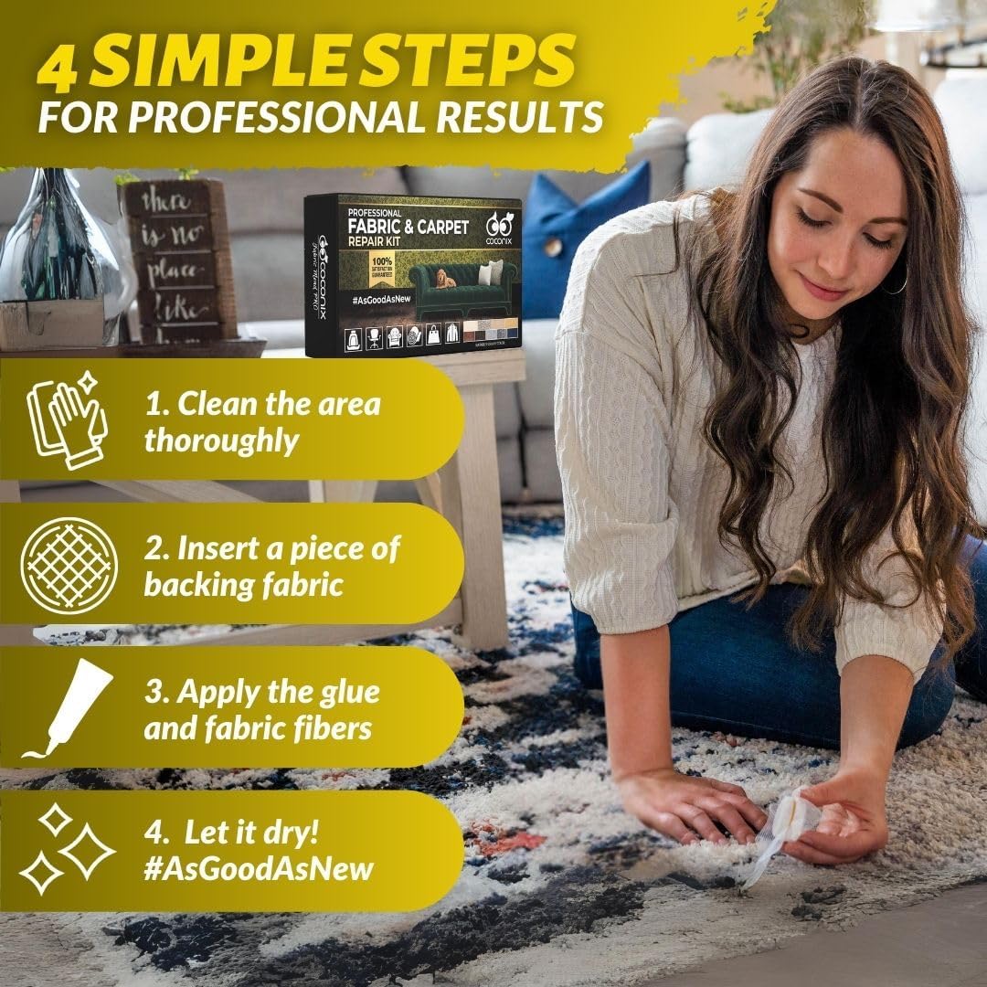Thumbnail 3 de COCONIX Fabric & Carpet Repair Kit 1 kit 🎨