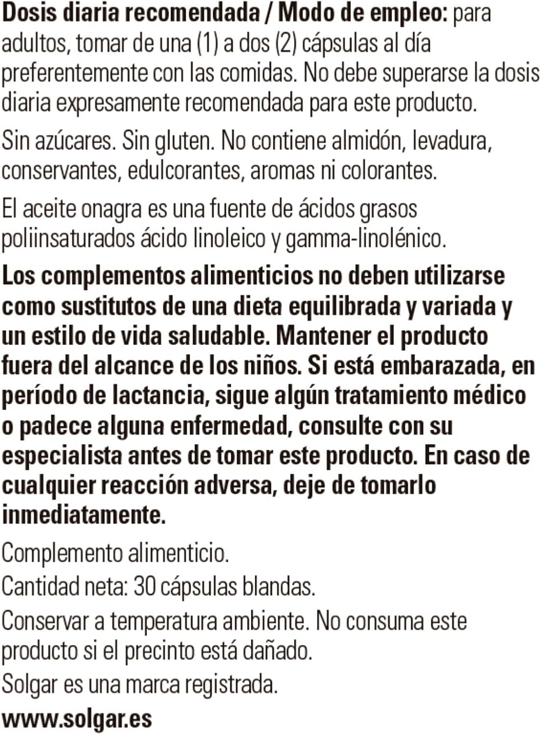 Thumbnail 1 de Solgar Aceite de Prímula de Rosa 1300 mg 🌸 - 30 Cápsulas