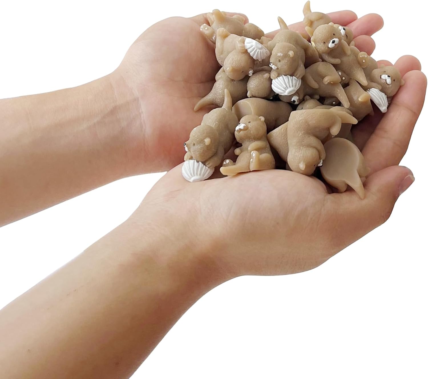 Detalle de Vagocom Miniature Otter Figurines 24-Piece Set