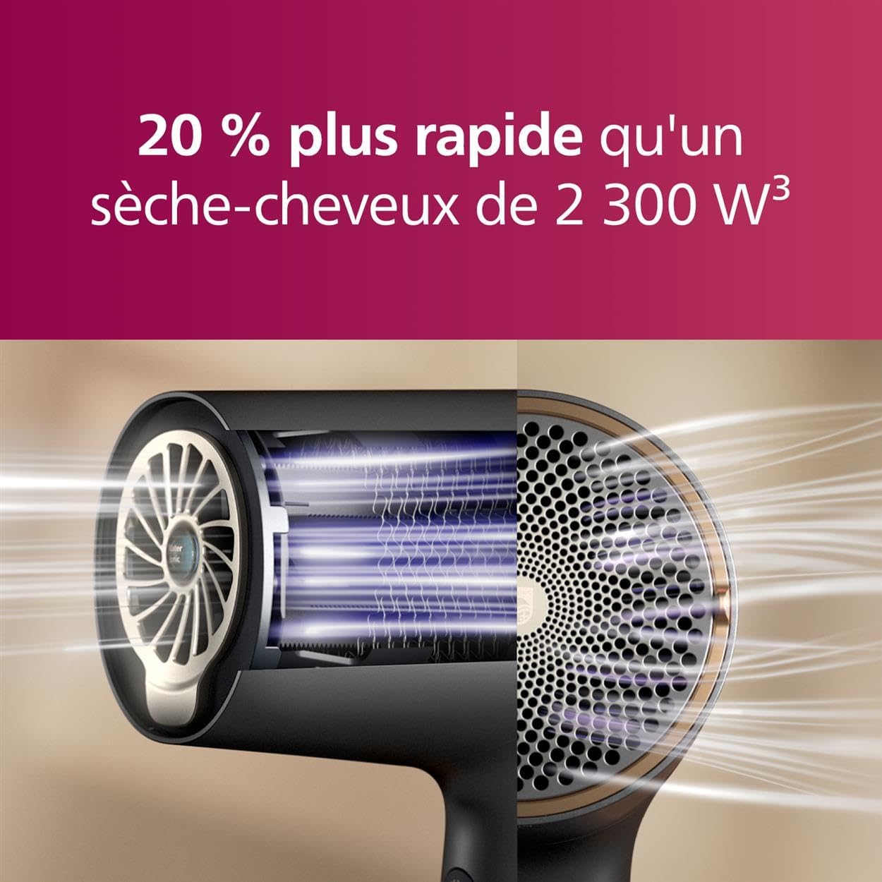 Detalle 2 de Philips BHD713/10 sèche-cheveux 1800 W 💇♀