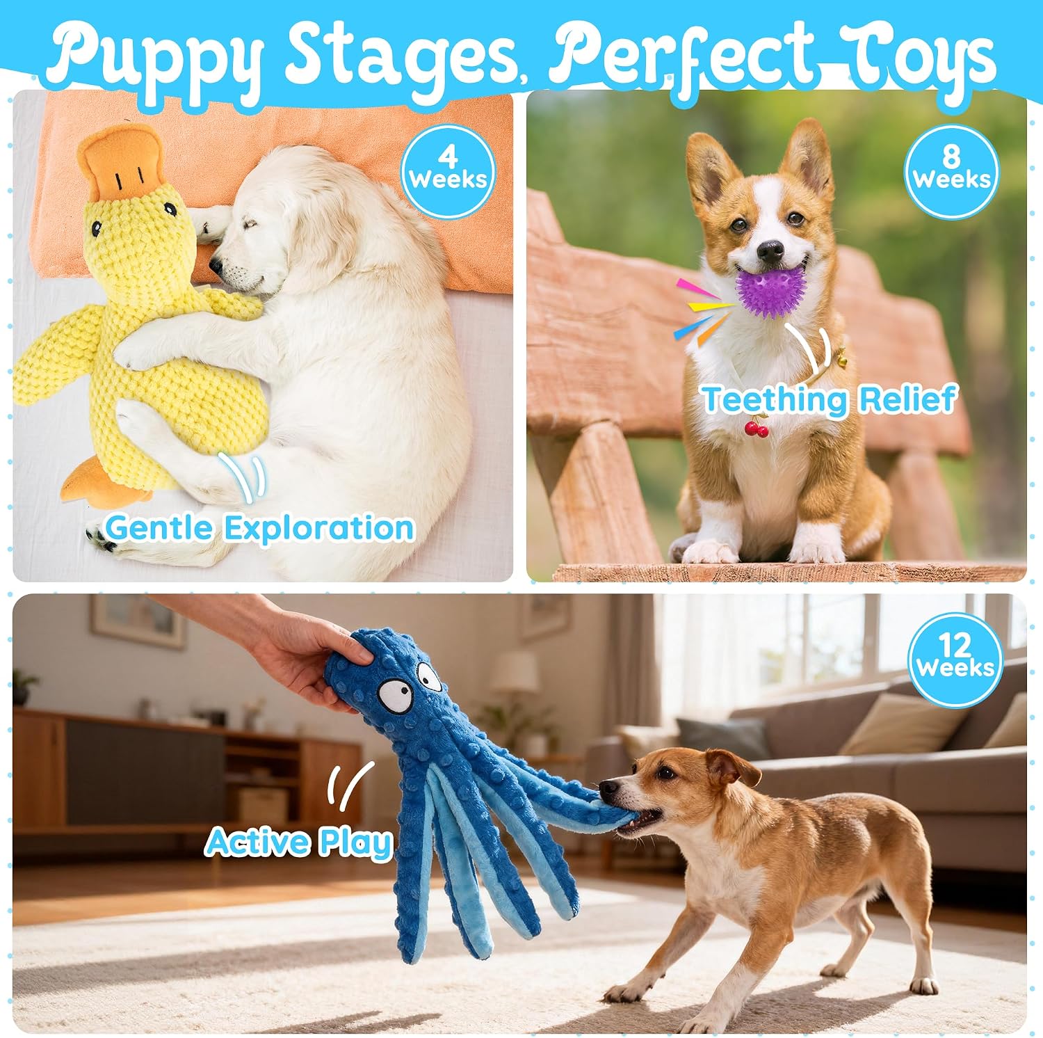 Detalle 2 de Ousiya New Puppy Gift Toys Set 6-piece kit