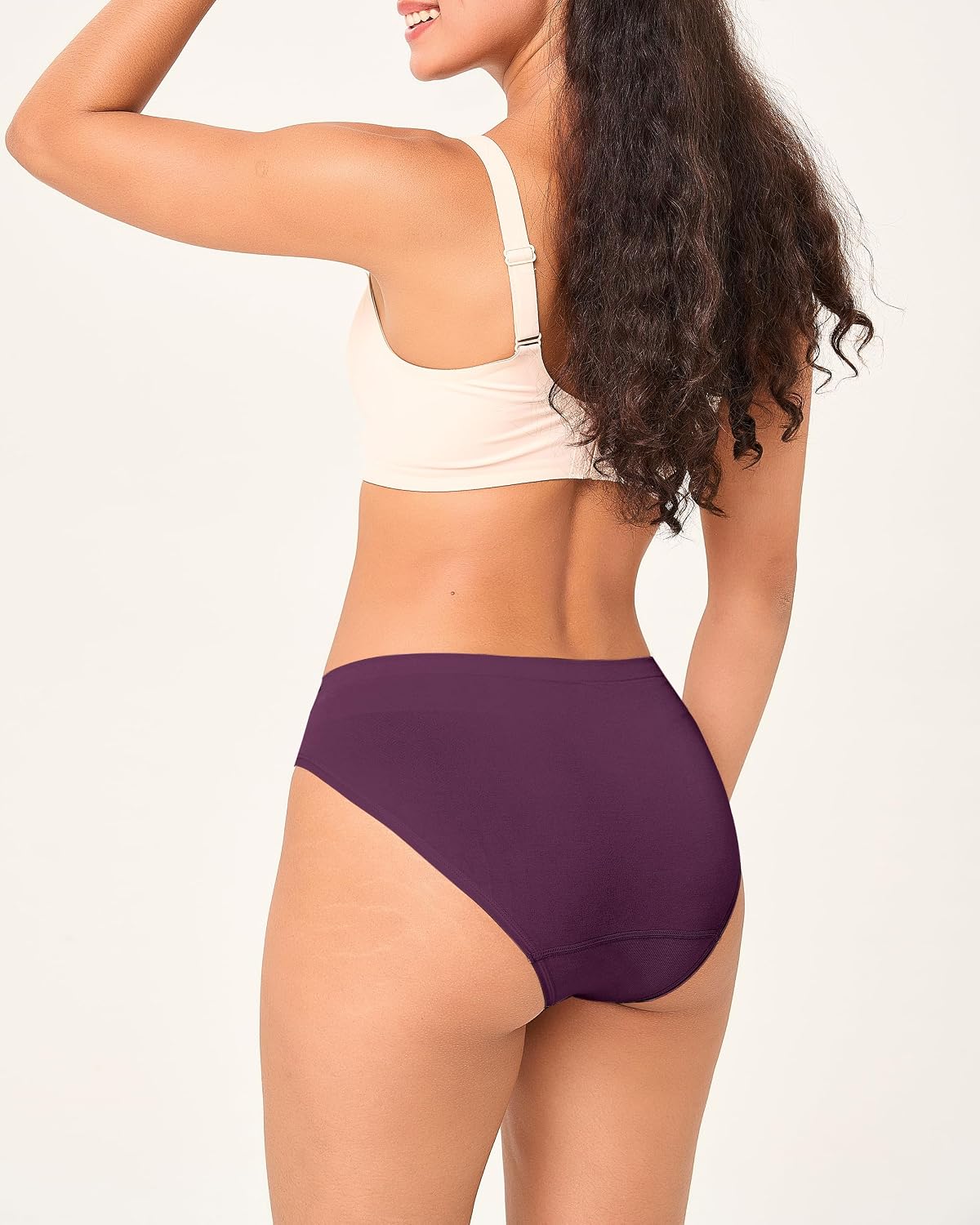 Thumbnail 5 de BAMBOO COOL Women's Seamless Mid-Waist Briefs 🩲