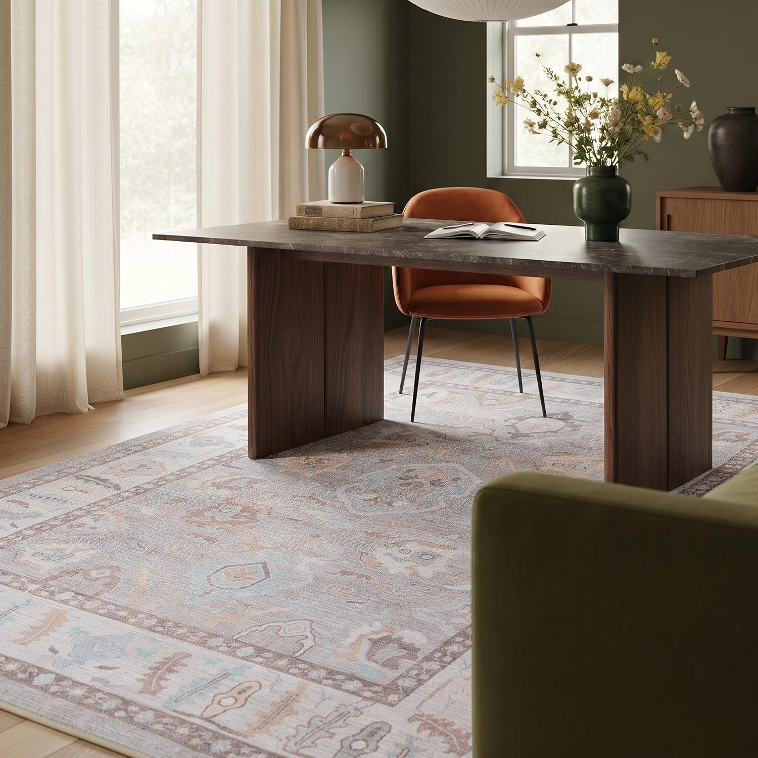 Detalle de Fame Rugs Modern Oushak Rug 5x7