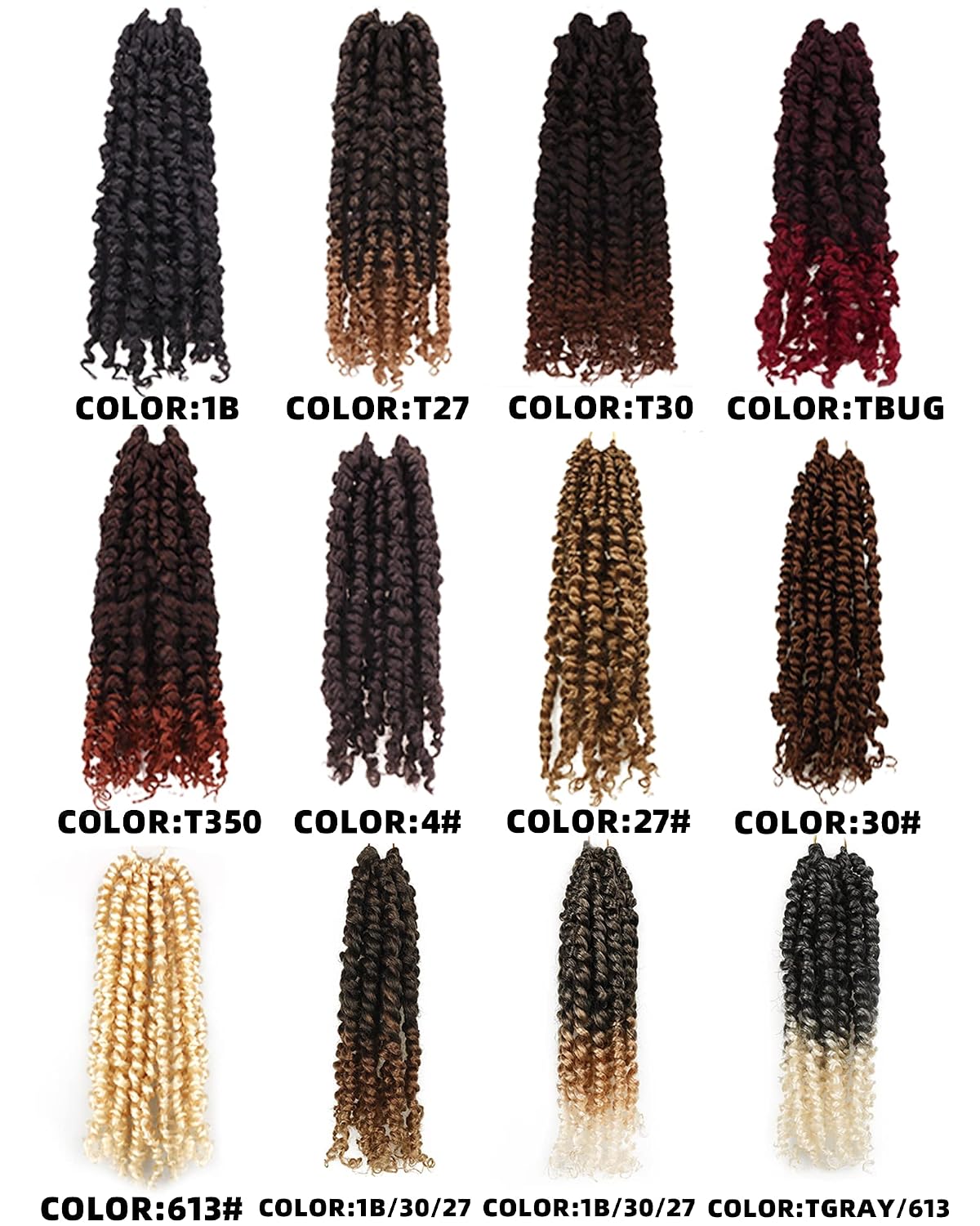 Thumbnail 6 de Hahoness Passion Twist Crochet Hair, 6-Inch