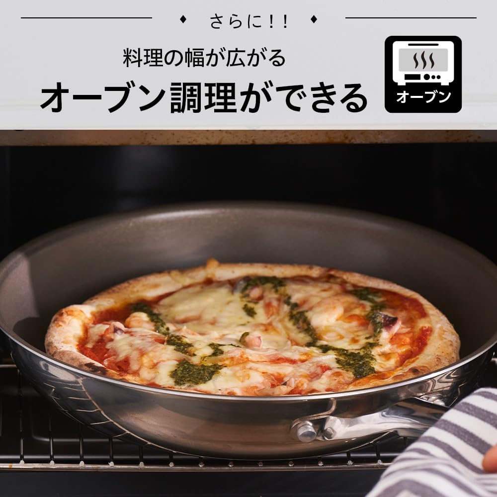 Detalle 2 de ドウシシャ コレール 片手鍋 16cm ふた付き、IH・ガス火対応、PFASフリー