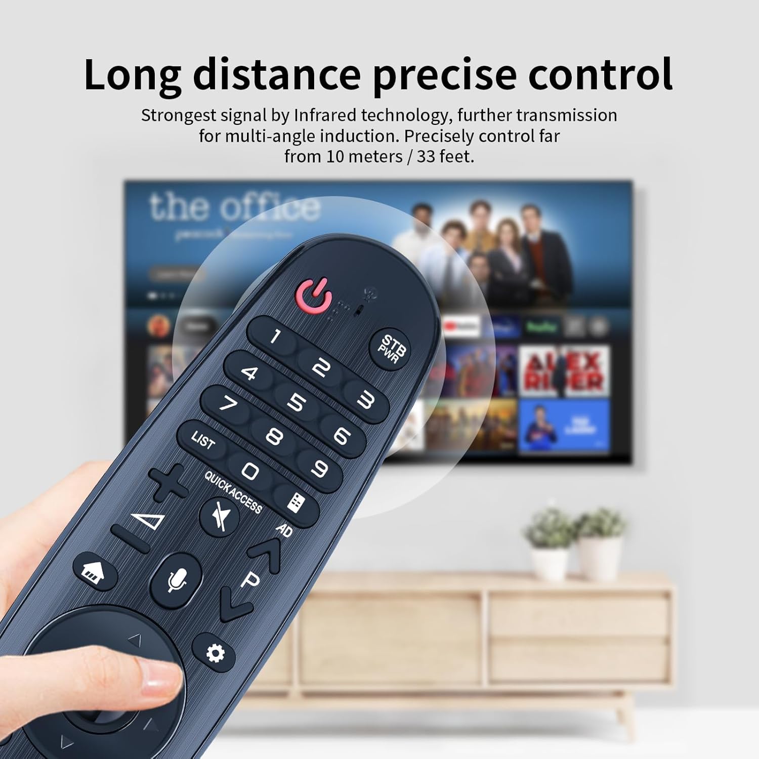 Thumbnail 5 de TCNOUMT replacement infrared remote for LG Smart TV (AN-MR18BA / AN-MR19BA / AN-MR400G and others)