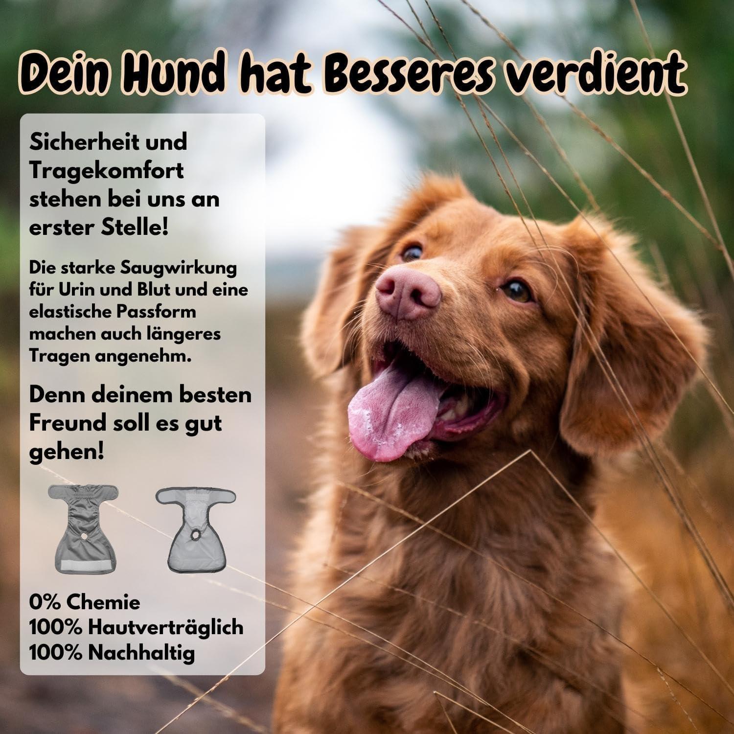 Thumbnail 1 de Alpenstern® Wiederverwendbare Hundewindeln 3 Stück