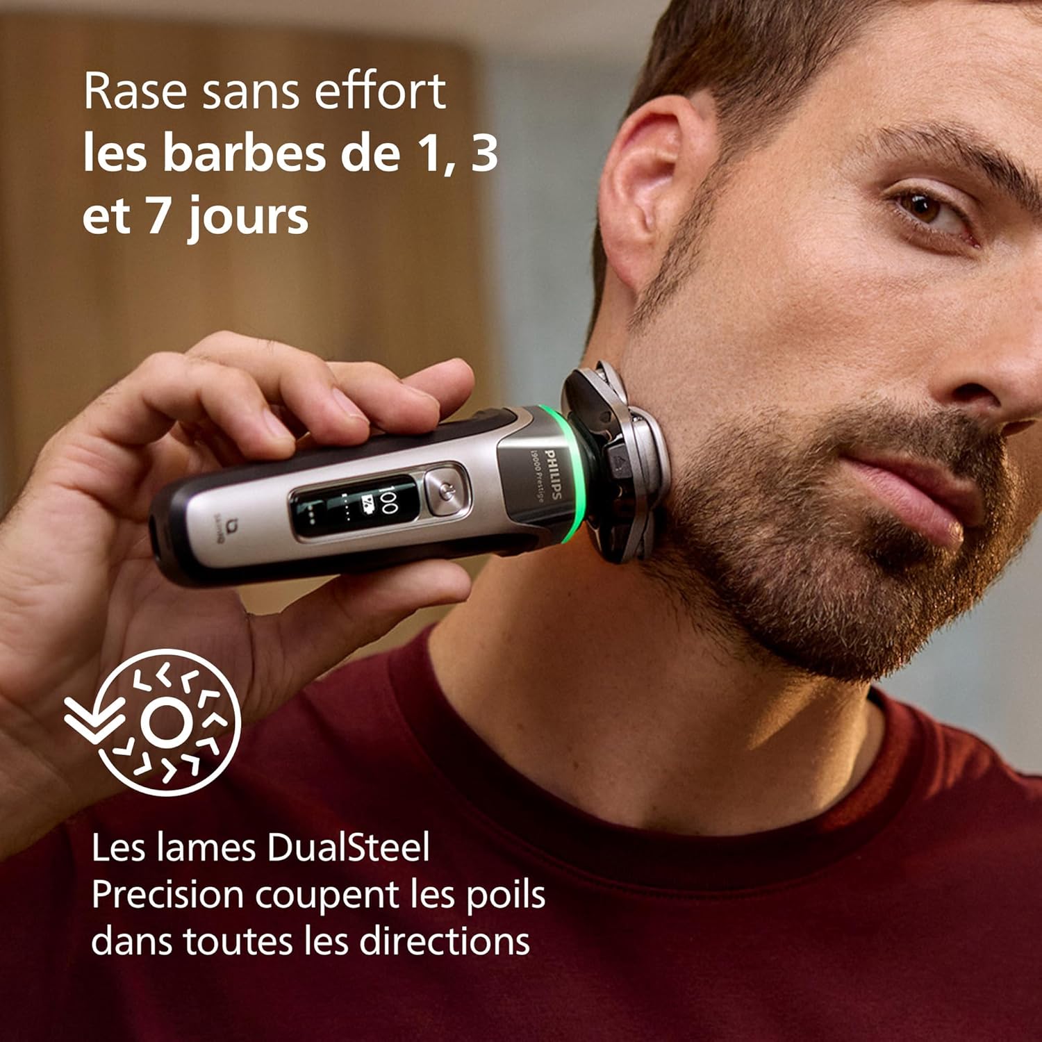 Thumbnail 5 de Philips Rasoir i9000 Prestige XP9205/30 — rasoir électrique sec et humide avec SkinIQ et système Lift & Cut