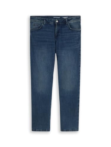 Detalle de TOM TAILOR Alexa Straight Jeans für Damen in Dark Stone Wash