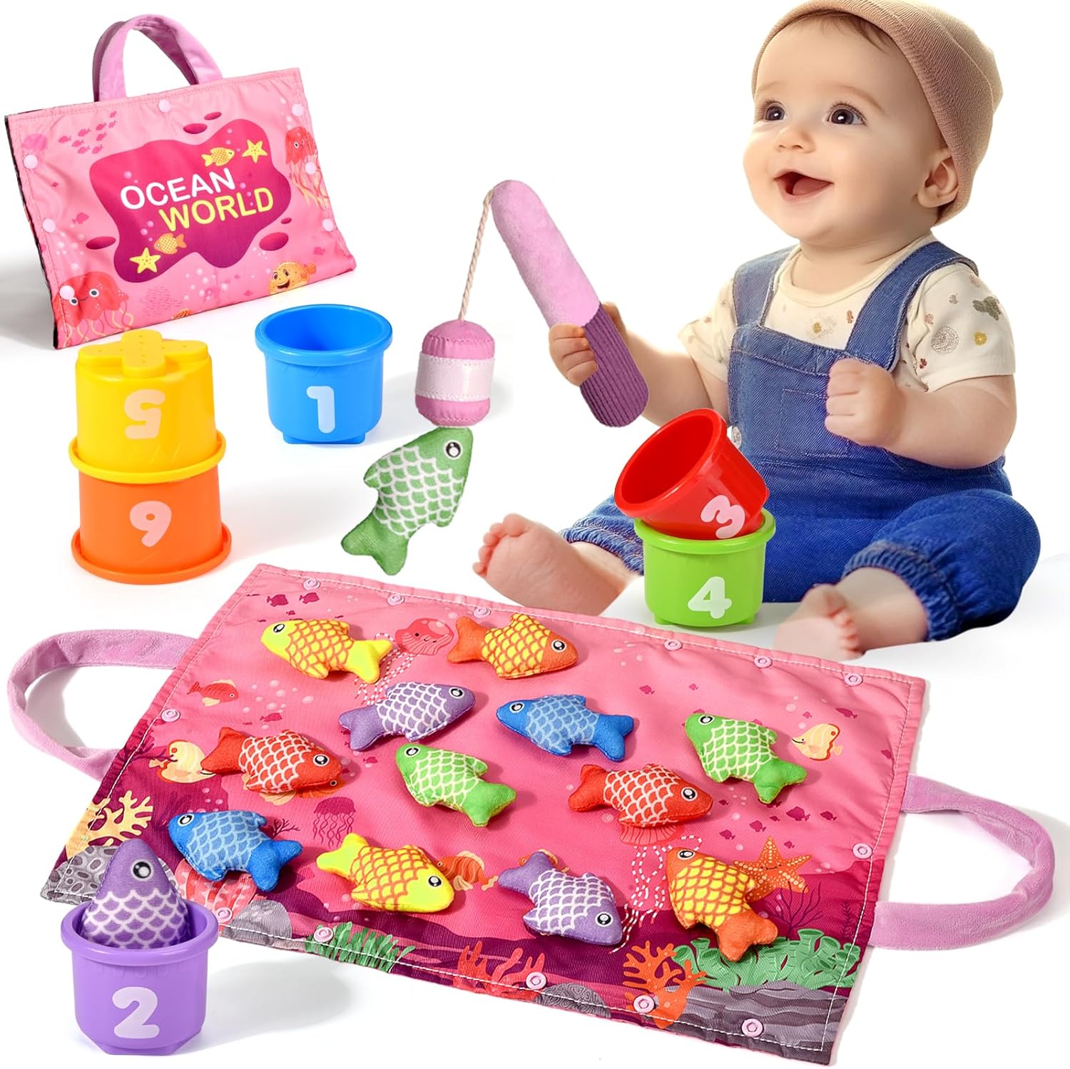 Detalle de Yitical Montessori Angelspiel ab 1 Jahr