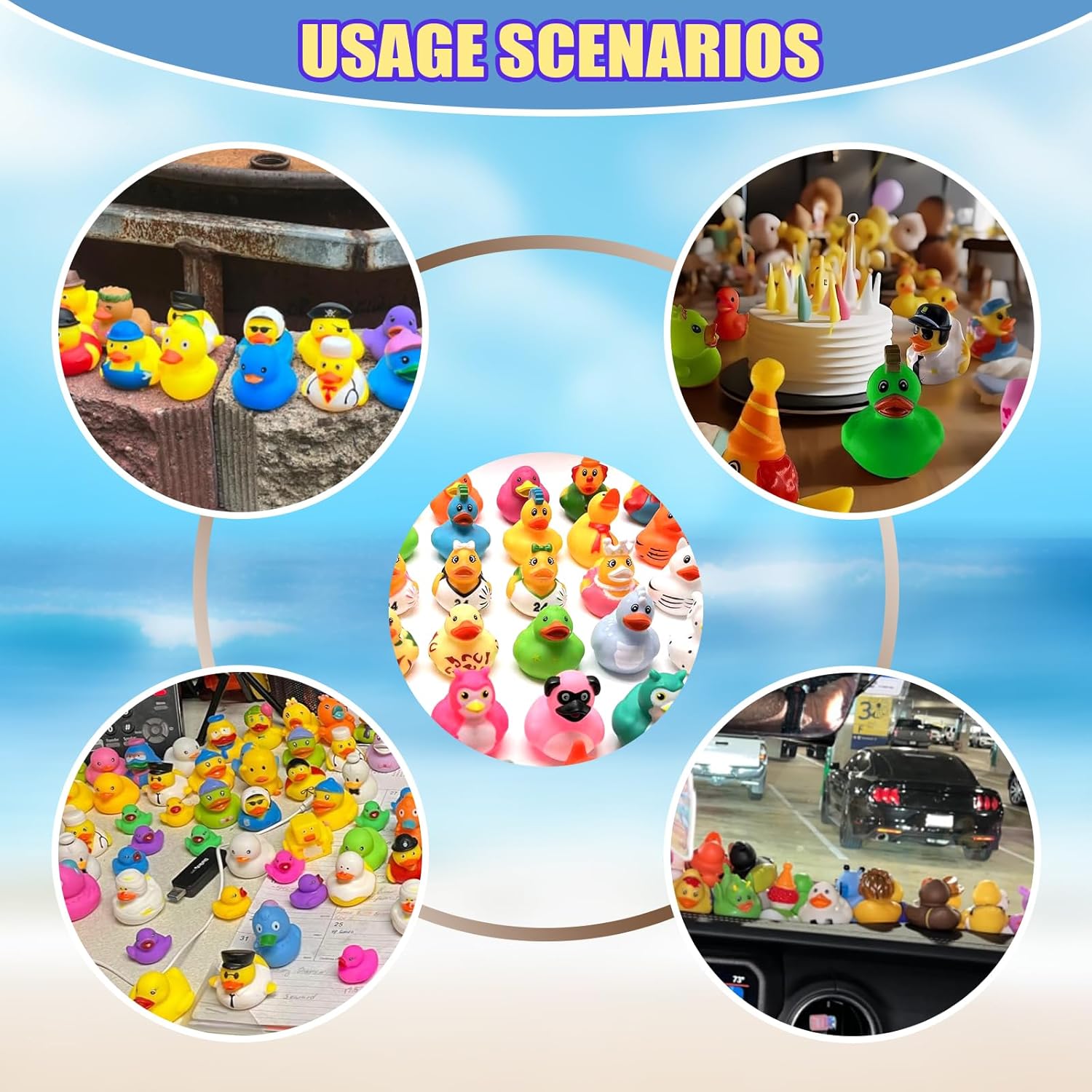 Thumbnail 5 de LINICE 30 Rubber Ducks Bulk Pack 🦆