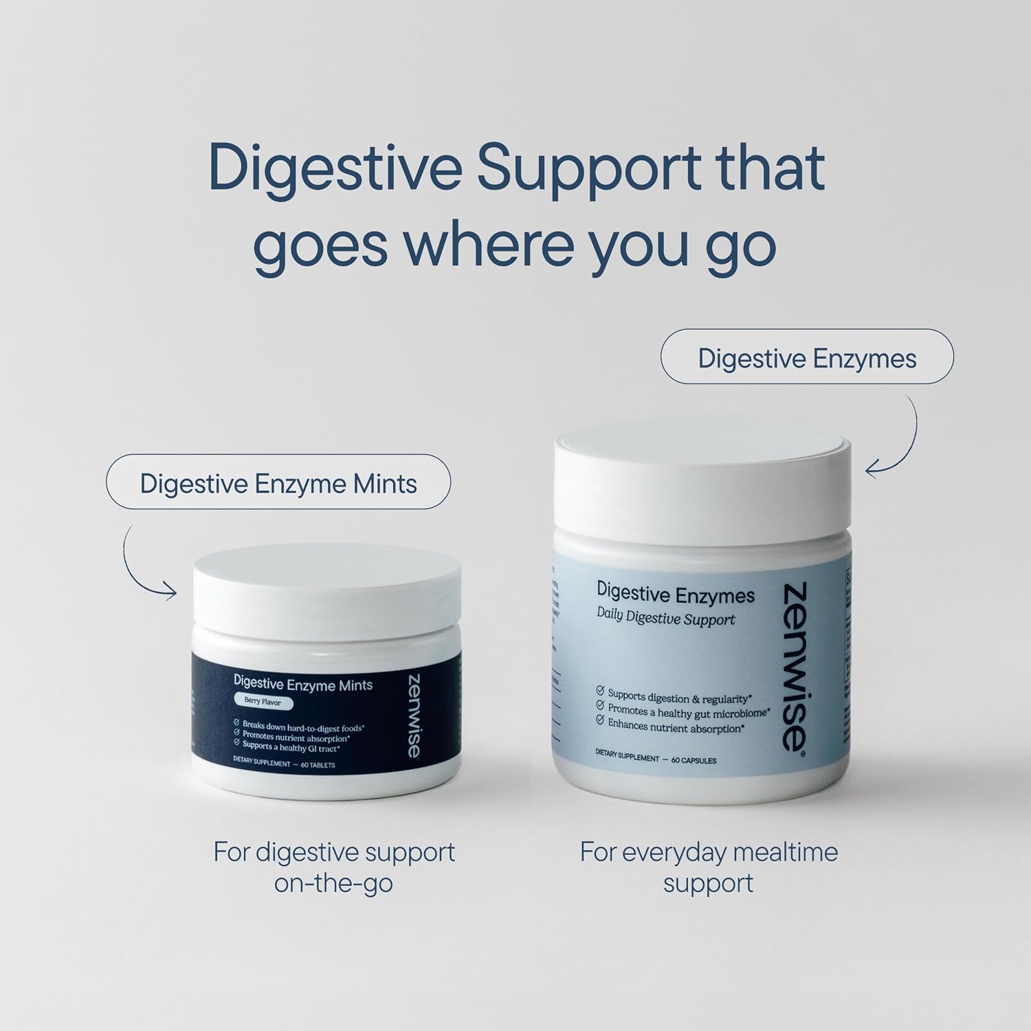 Detalle de Zenwise Health Digestive Enzymes, 180 Count