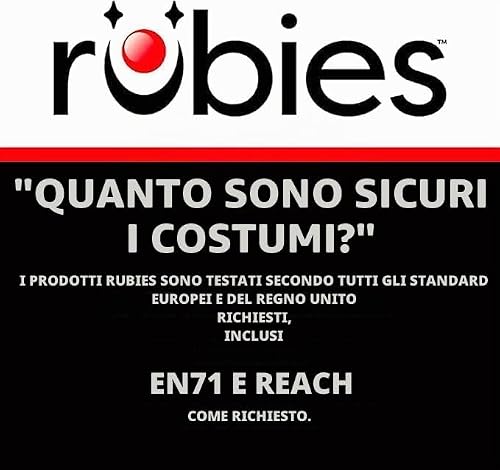 Detalle 1 de Rubie's Strega Candy, costume da strega per bambina con cappello e calze