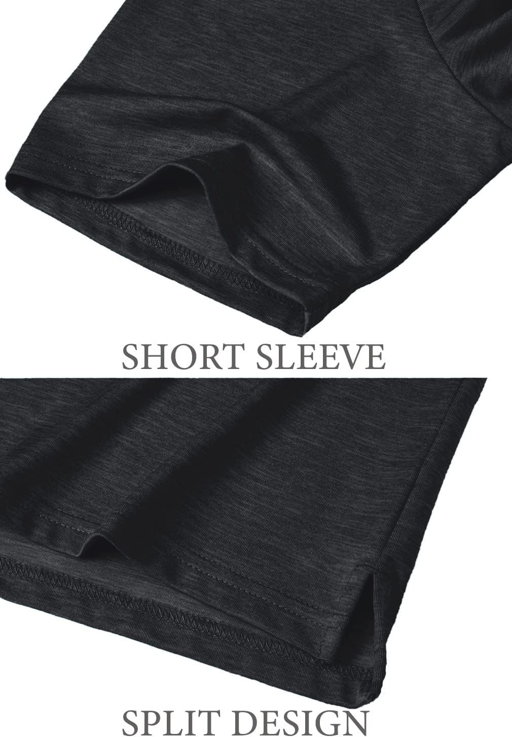 Thumbnail 5 de EKLENTSON Men's Polo Shirt: Quick-Dry Summer Golf Polo with 3 Buttons