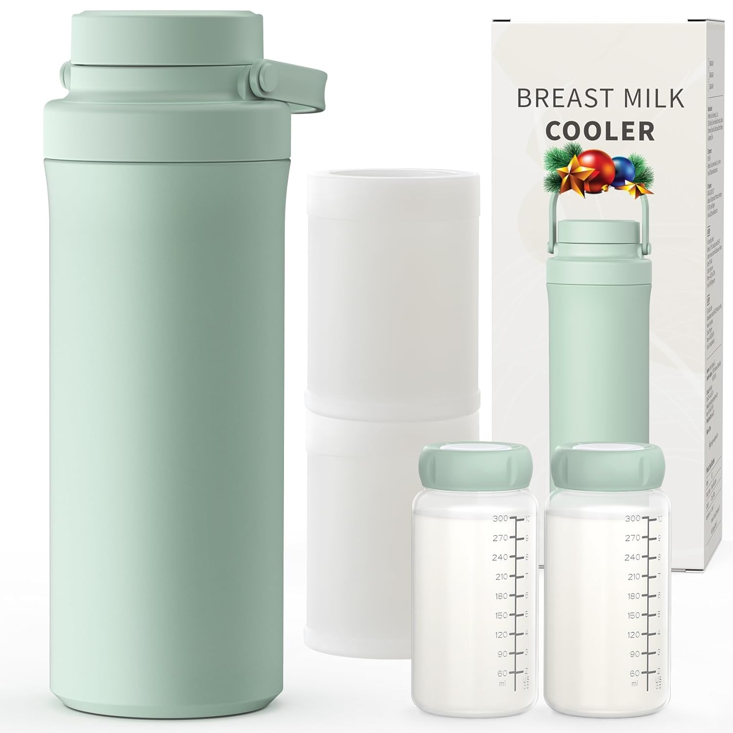 Xaproo B12 Breast Milk Cooler Bottle, 22 oz, 24-Hour Ice-Free Cooling