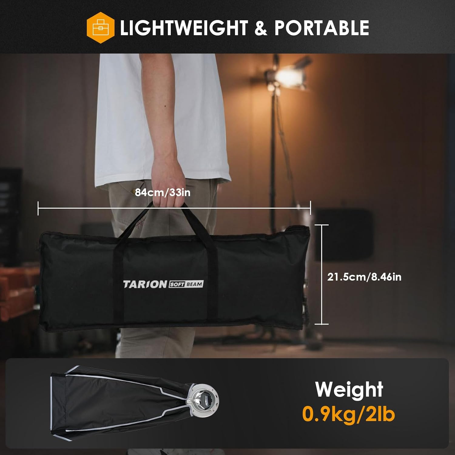 Thumbnail 5 de TARION strip softbox 30x120cm Bowens mount