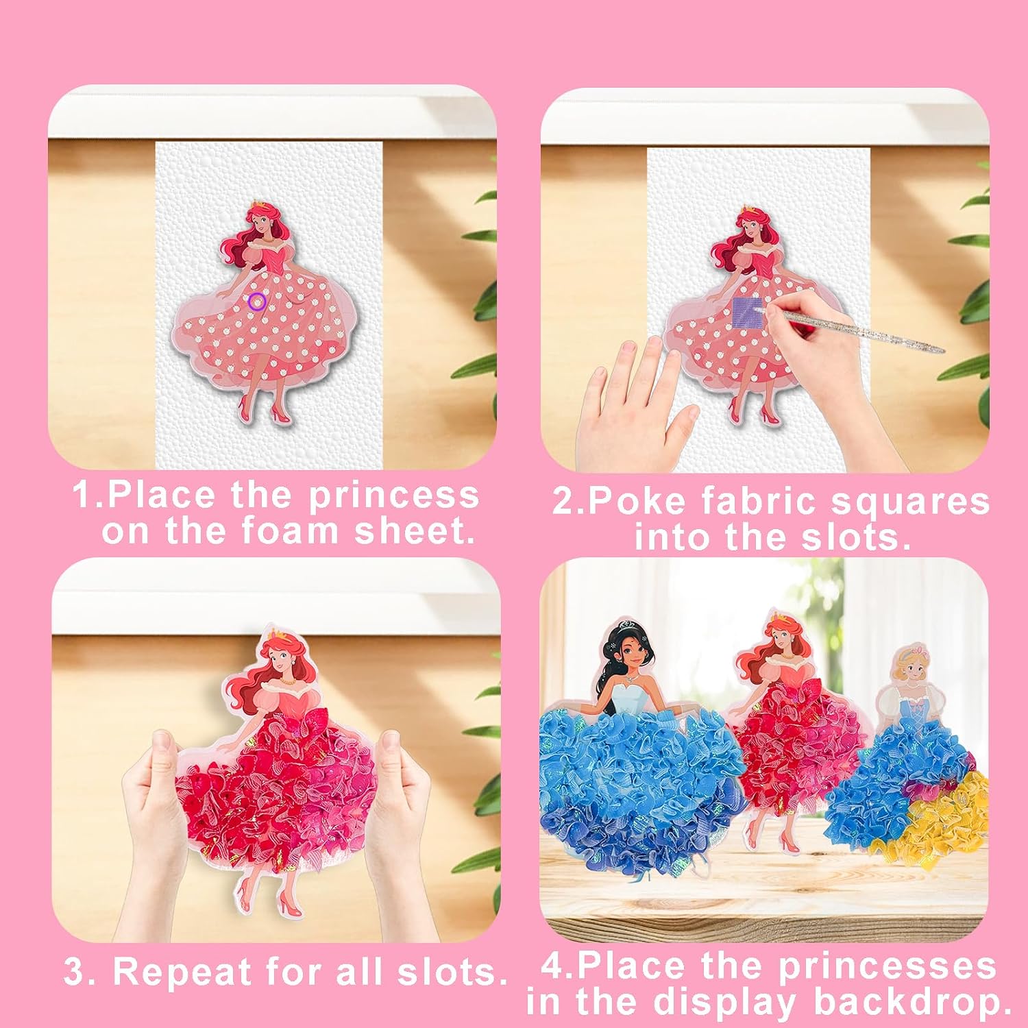 Detalle 2 de Zoyrin Push-in Craft Kit 800 pieces 🎨