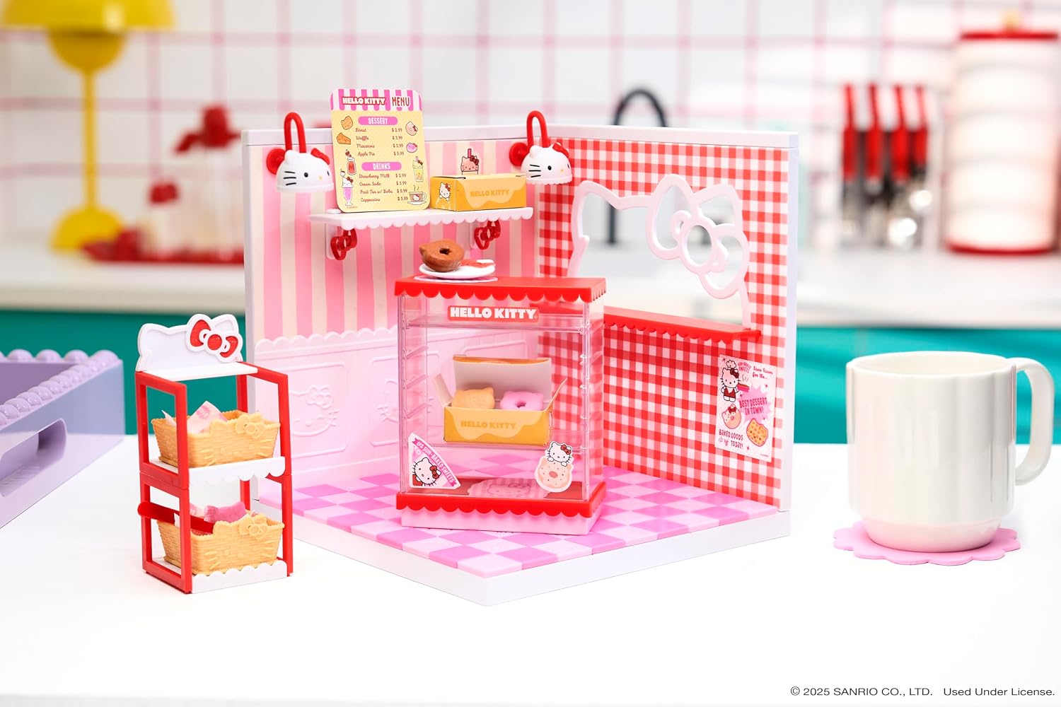 Detalle de MGA's Miniverse Make It Mini Spaces Hello Kitty – Baukasten zum individuellen Gestalten
