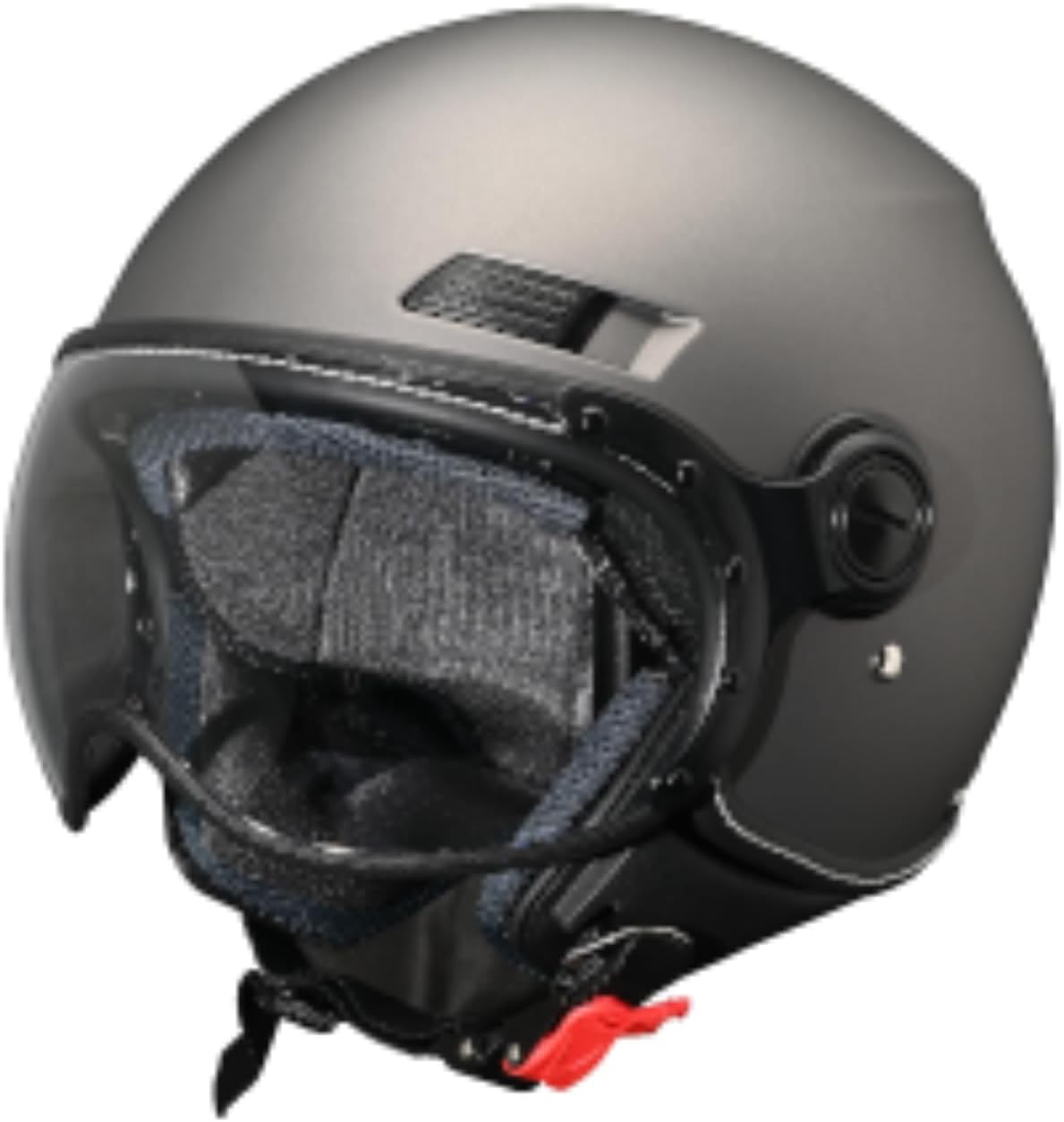 Thumbnail 6 de マルシン工業 SAFIT MS-340 ジェットヘルメット マットブラック Lサイズ(59-60cm)