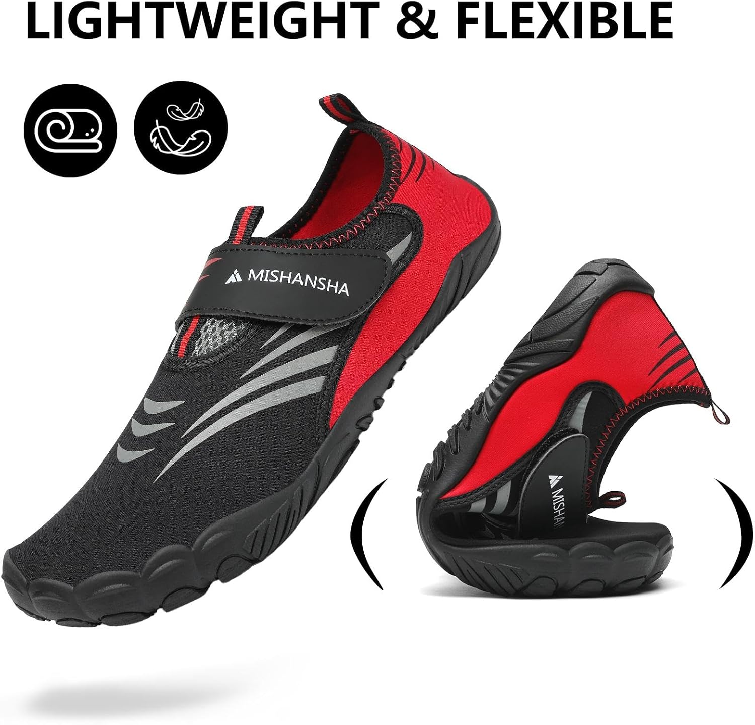 Thumbnail 5 de Mishansha Water Swim Shoes with Wide Toe Box (Women’s US 5.5–13.5 / Men’s US 3–11.5)