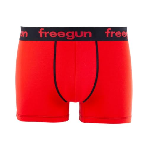 Thumbnail 2 de FREEGUN Caleçon Boxer Homme Coton Lot de 6 – Noir, Taille L