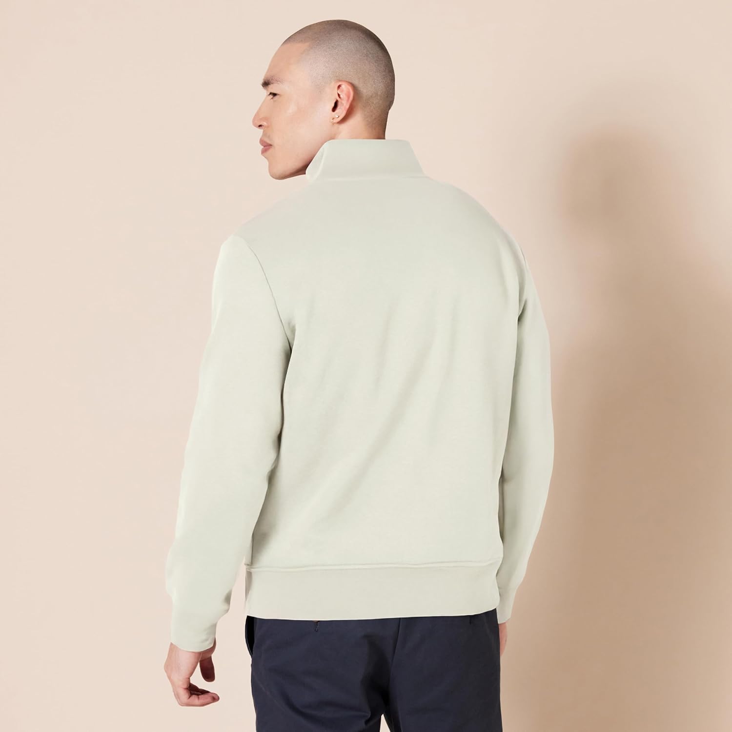 Thumbnail 1 de Amazon Essentials Herren Langärmliges Fleece-Sweatshirt mit Viertelreißverschluss