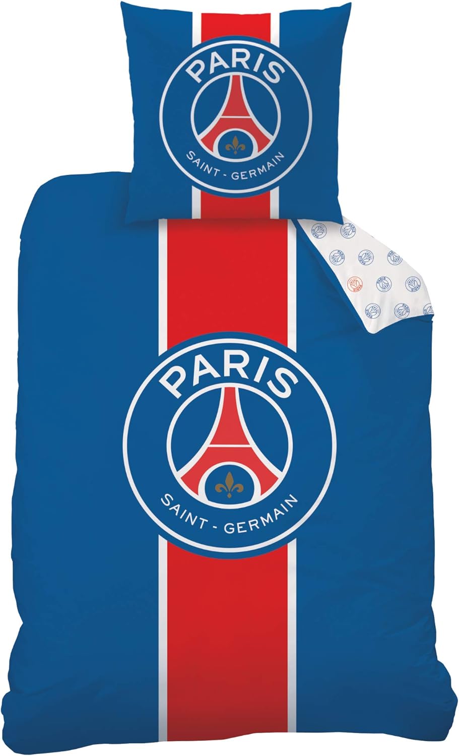 Thumbnail 2 de CTI PSG Classic parure de lit enfant 100% coton imprimé Garçon (housse 140x200 + taie 63x63)