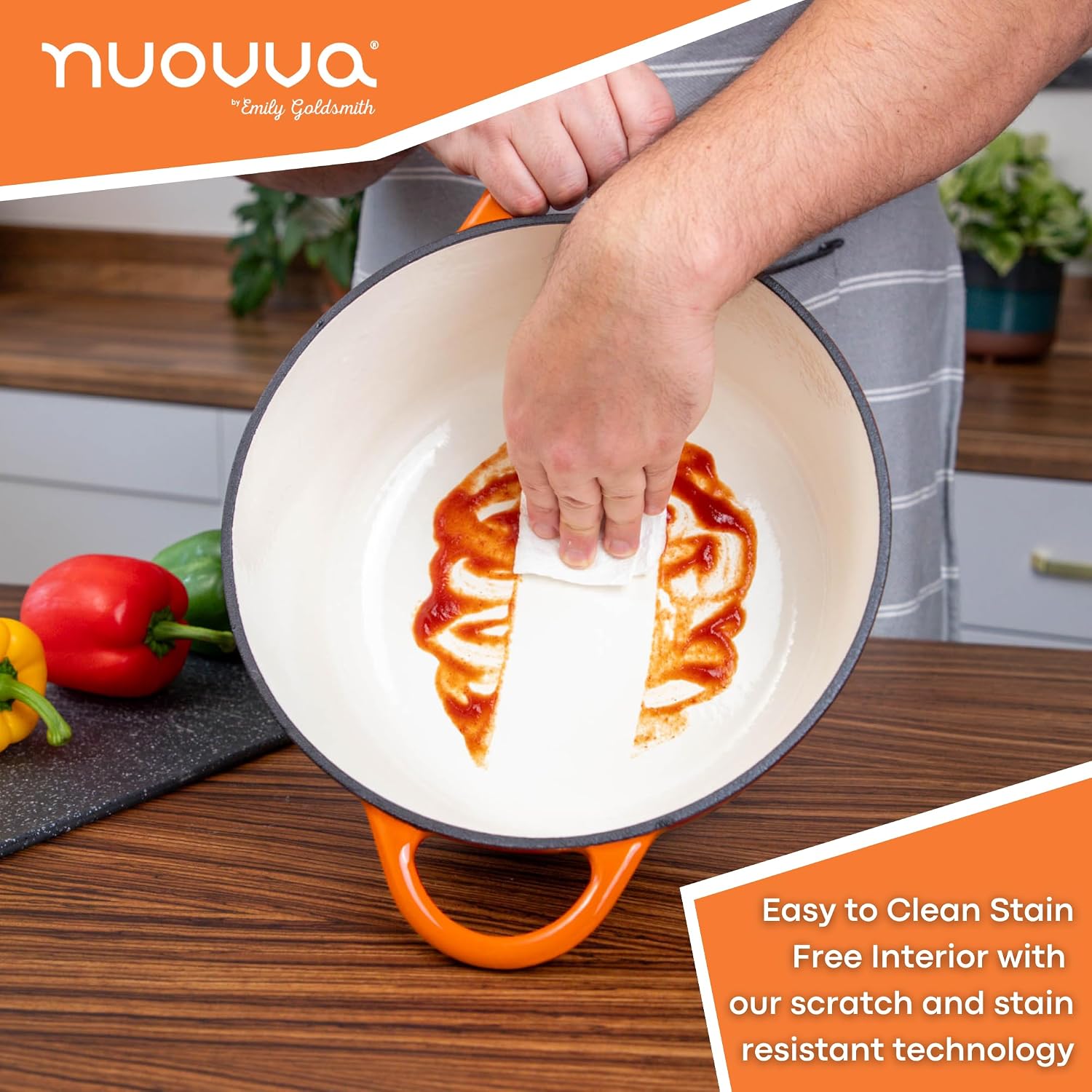 Thumbnail 5 de Nuovva 7.3 Quart Enamelled Dutch Oven