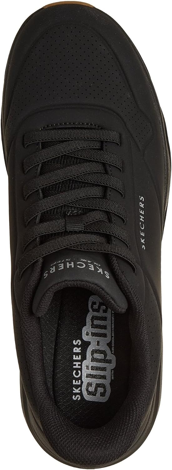 Detalle de Skechers Herren UNO Glide-Step Glide On Air Slip-InTurnschuhe – Schlupfkomfort mit Glide-Step Technologie