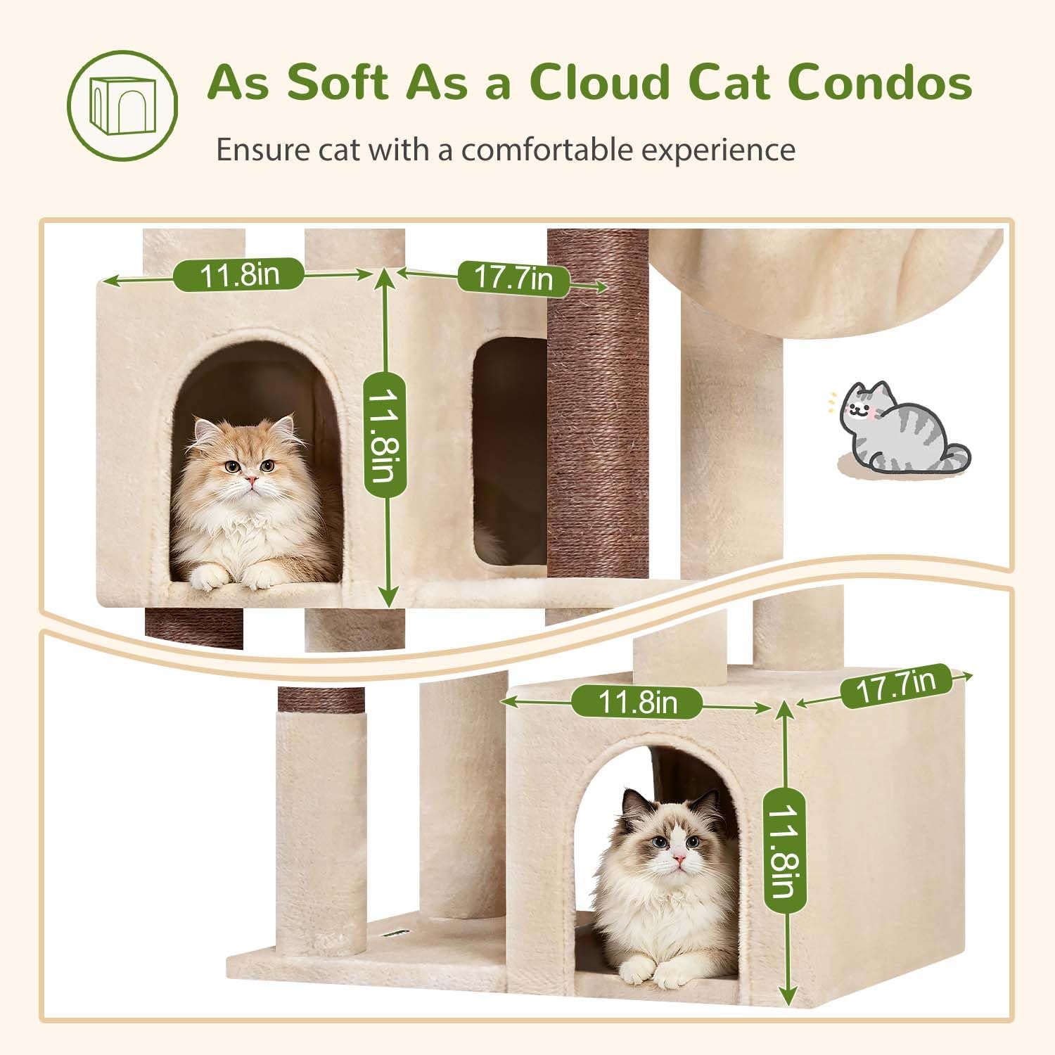 Detalle de Globlazer Cat Tree 64-inch