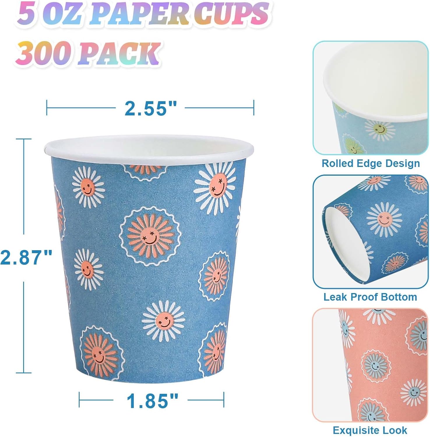 Detalle 2 de SIUQ 300 Pack 5 oz Paper Cups