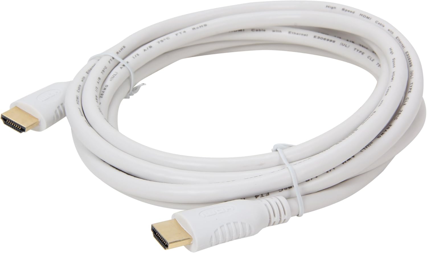 Detalle de Nippon Labs NMHD-10MM-WT 10-Foot High Speed HDMI with Ethernet Cable (CL2, White)