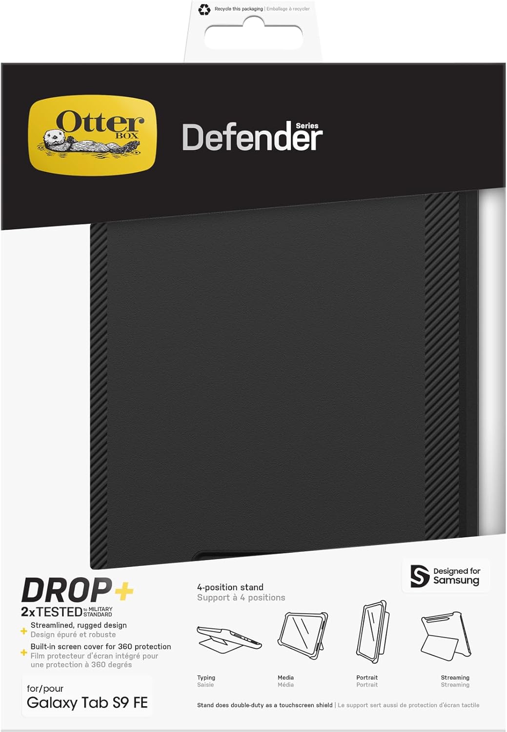 Detalle 2 de Cover OtterBox Defender per Samsung Galaxy Tab S10 Lite / S10 FE / S9 FE — protezione estrema integrata