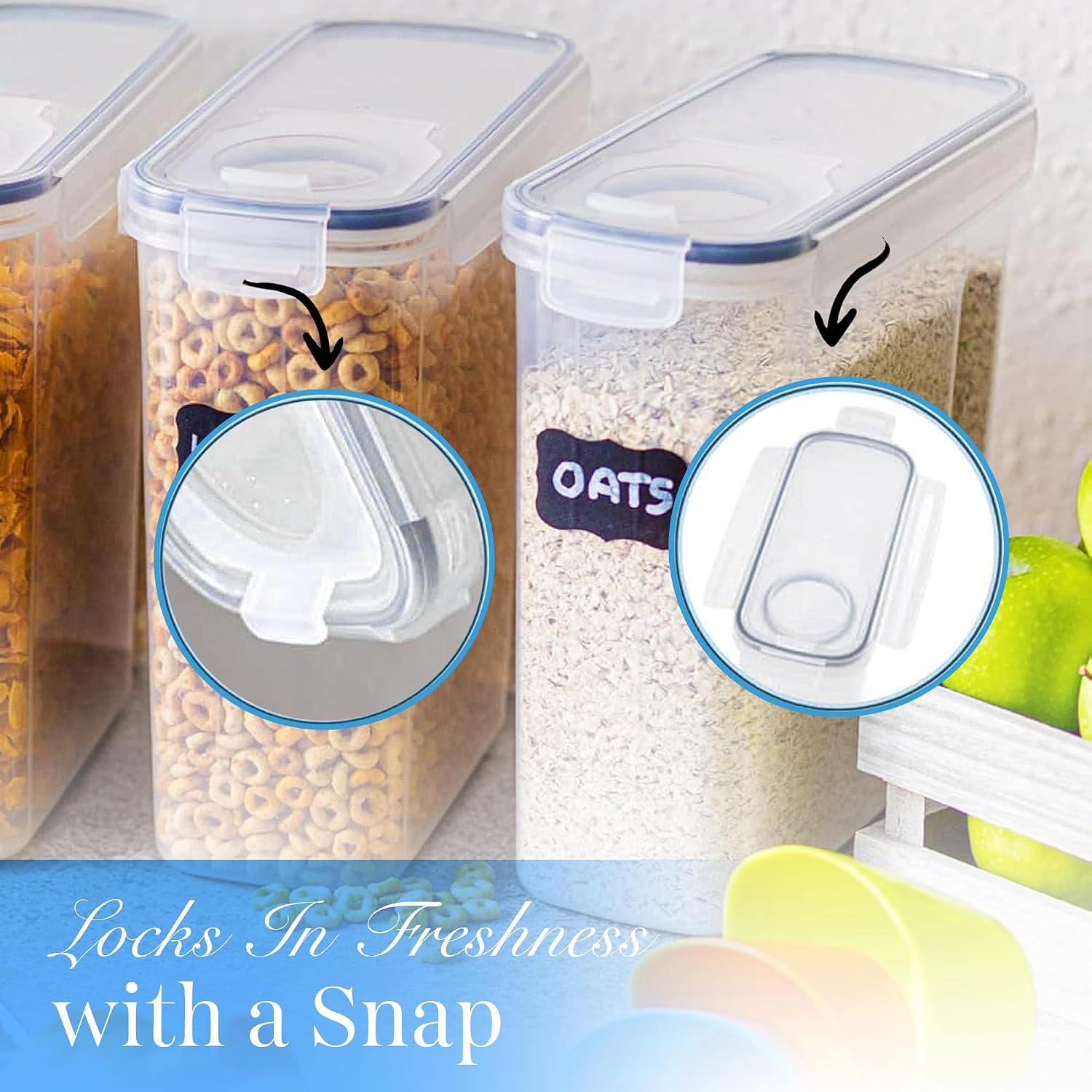 Thumbnail 5 de nuovva Cereal Storage Containers 4L set