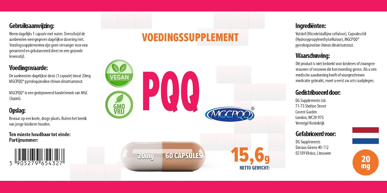Thumbnail 6 de Hepatica PQQ 20 mg capsules véganes 💊