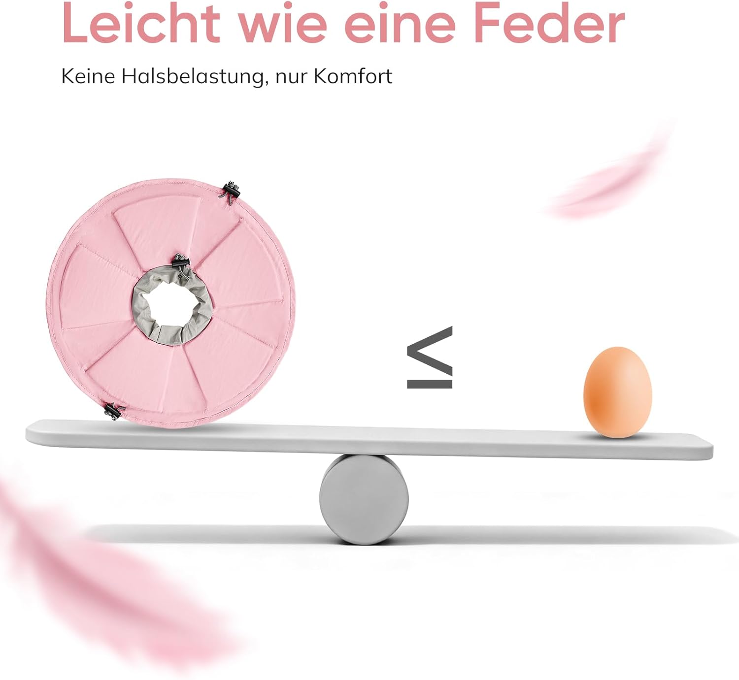 Thumbnail 1 de Supet Weiche Halskrause für Katzen – verstellbar, rosa Blume, Größe M