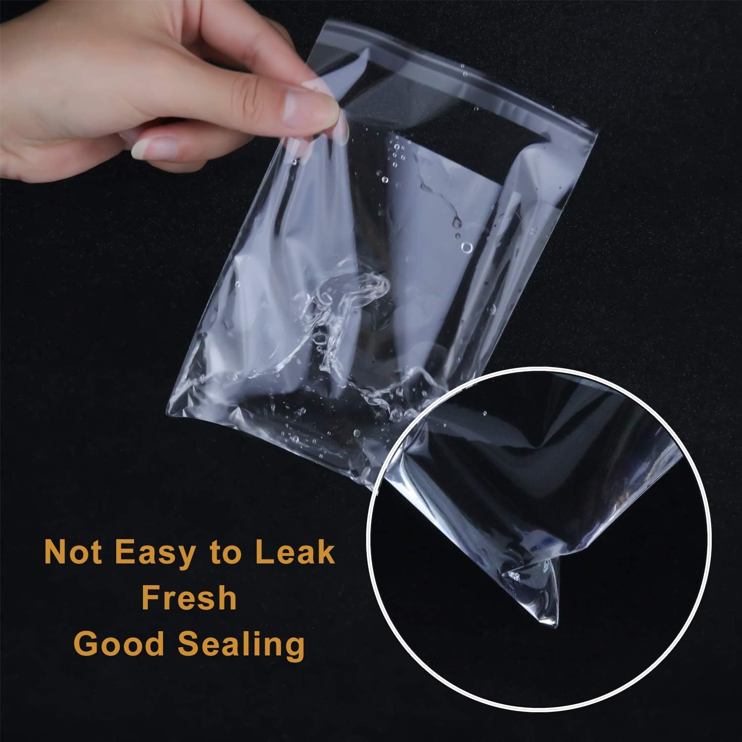 Thumbnail 3 de NEOACT Cello Bags-400p Clear Resealable Cellophane Bags, 4 x 4.73 in