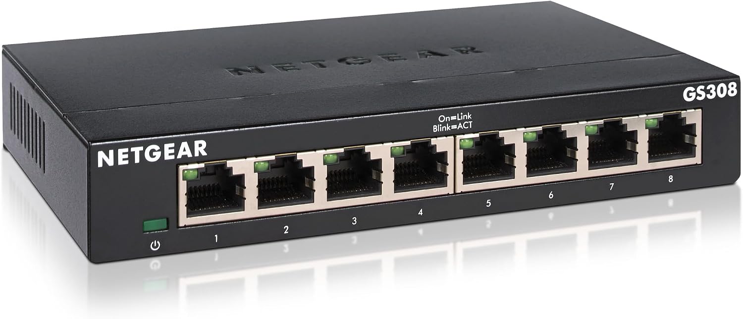 Thumbnail 4 de NETGEAR GS308 8 Puertos Switch Gigabit Plug and Play