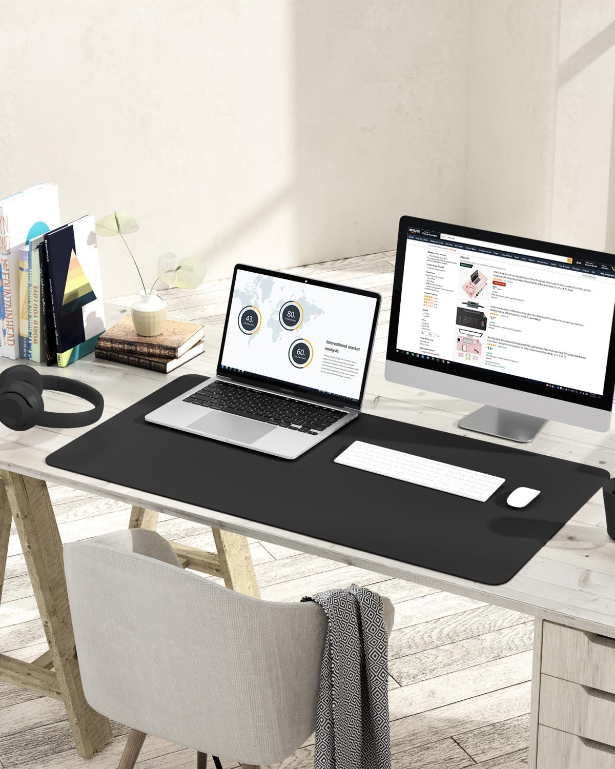 Detalle 2 de YSAGi Non-Slip Desk Pad 90 x 43 cm