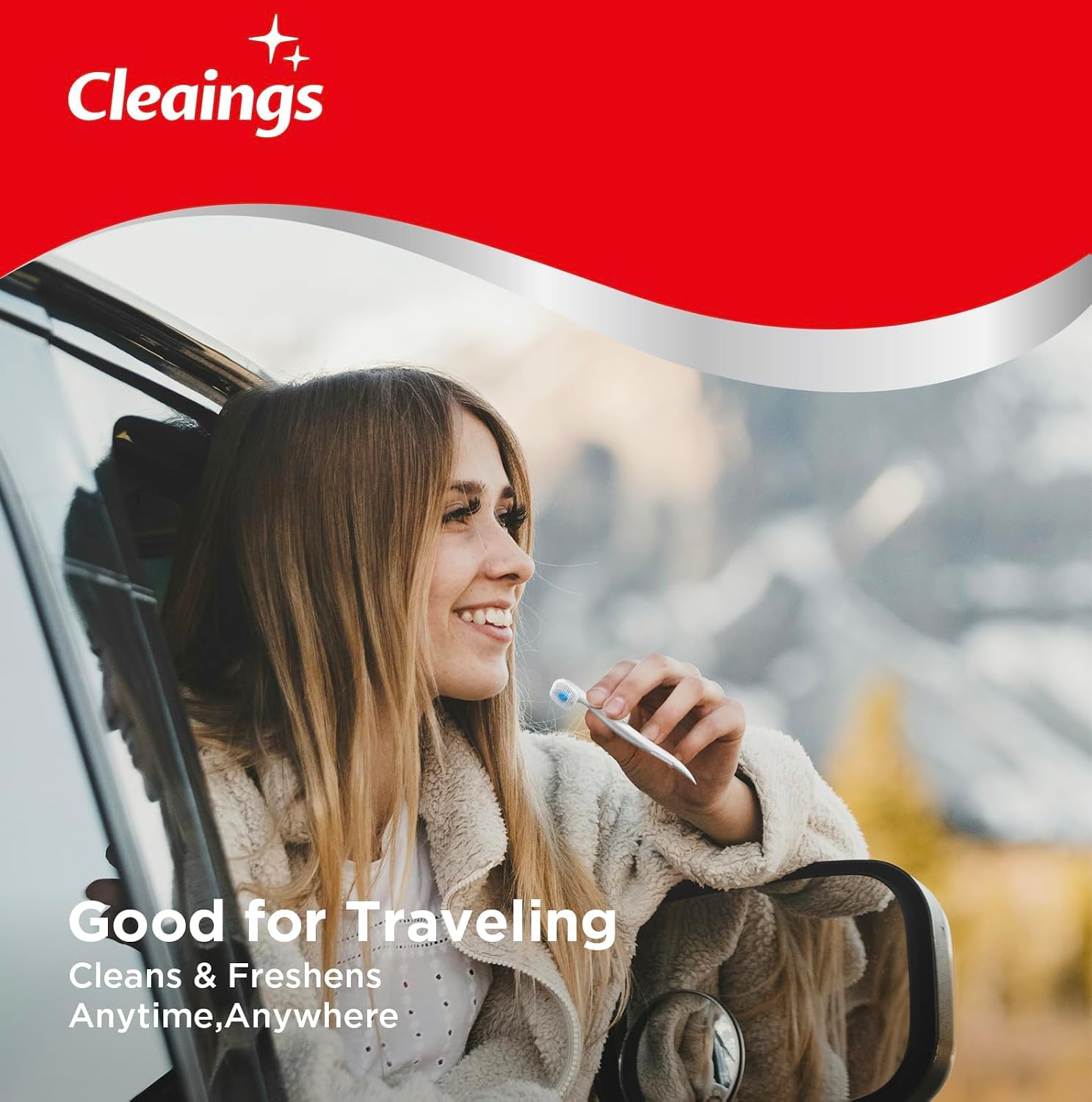 Detalle 2 de cleaings Disposable Travel Toothbrush 24 Count — 4-in-1 Mini Toothbrush with Built-in Toothpaste