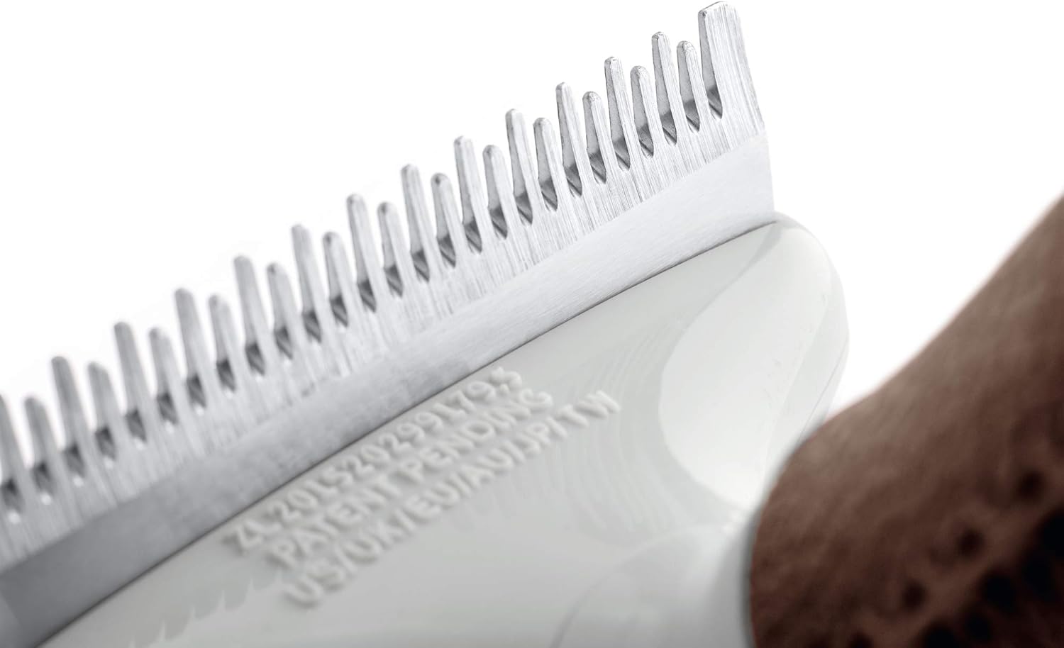 Thumbnail 2 de Trimmstriegel mit Spezialklinge für mittel- bis langhaarige Hunde und Pferde – HUNTER SPA (L, 17,5 x 9,5 cm)