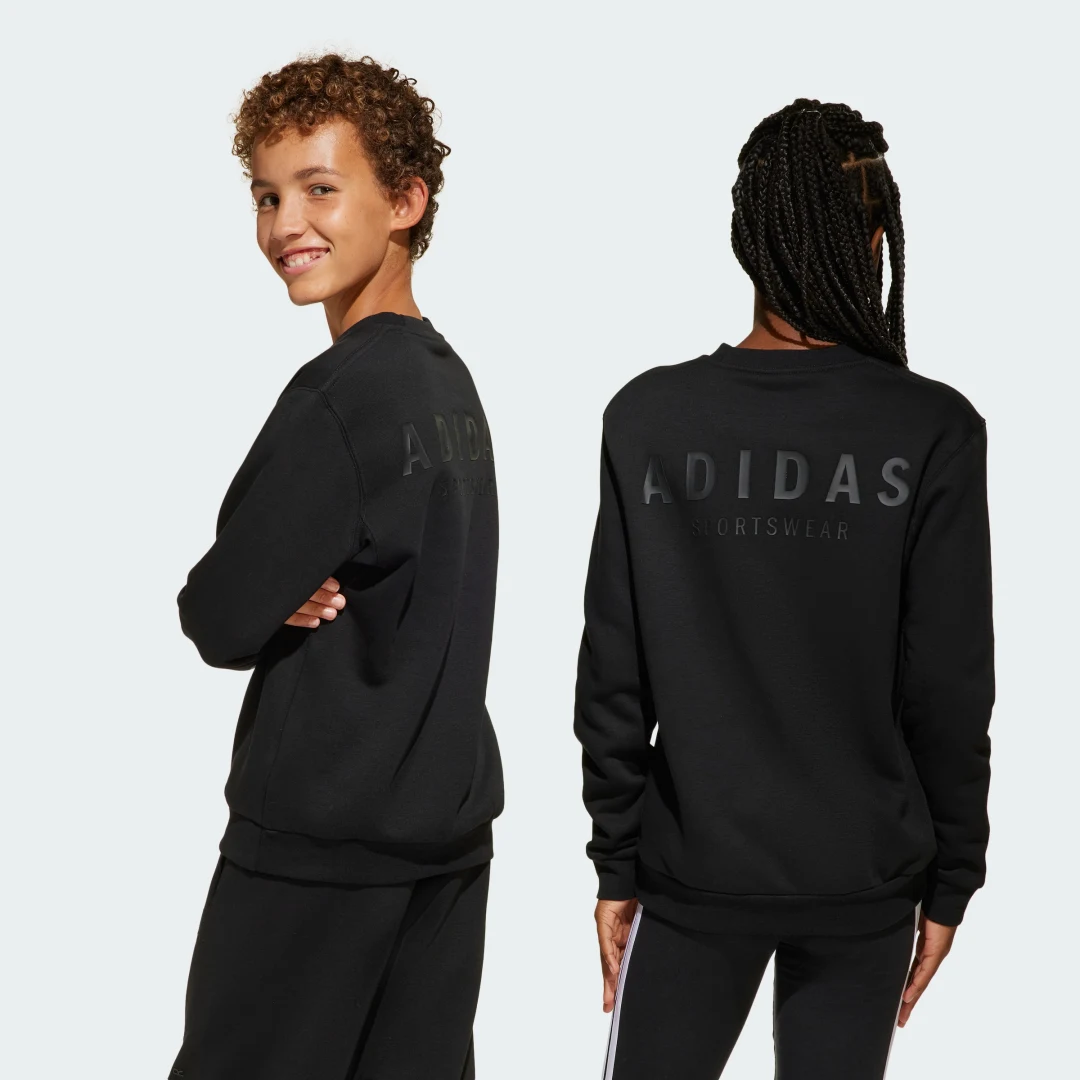 Detalle 2 de Sudadera cuello redondo All SZN Graphic (Adolescentes) de Adidas