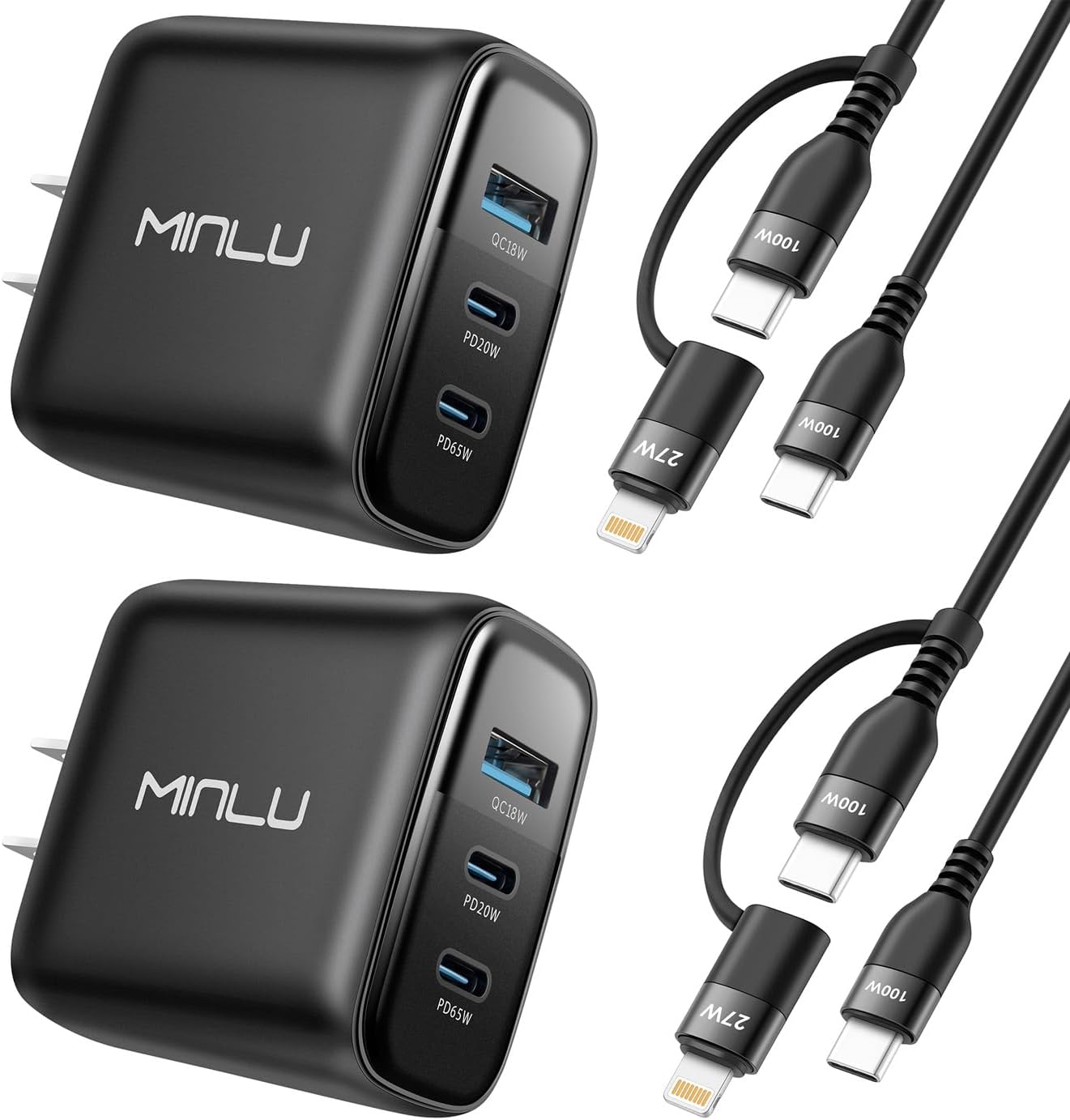 Detalle de MINLU USB-C Charger 65W